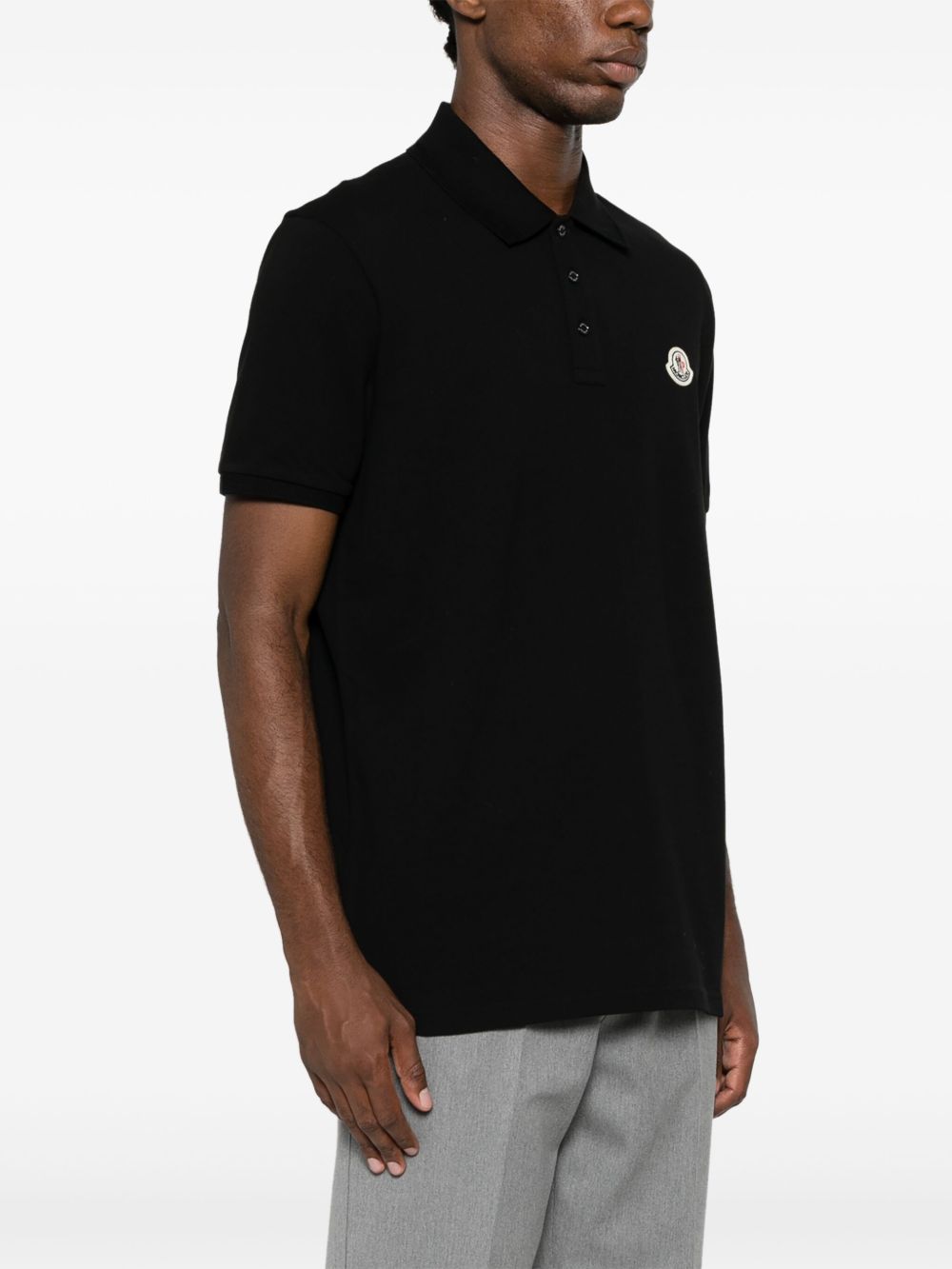 Logo Patch Cotton Piquet Polo Shirt L20918A00011 84556999 MONCLER