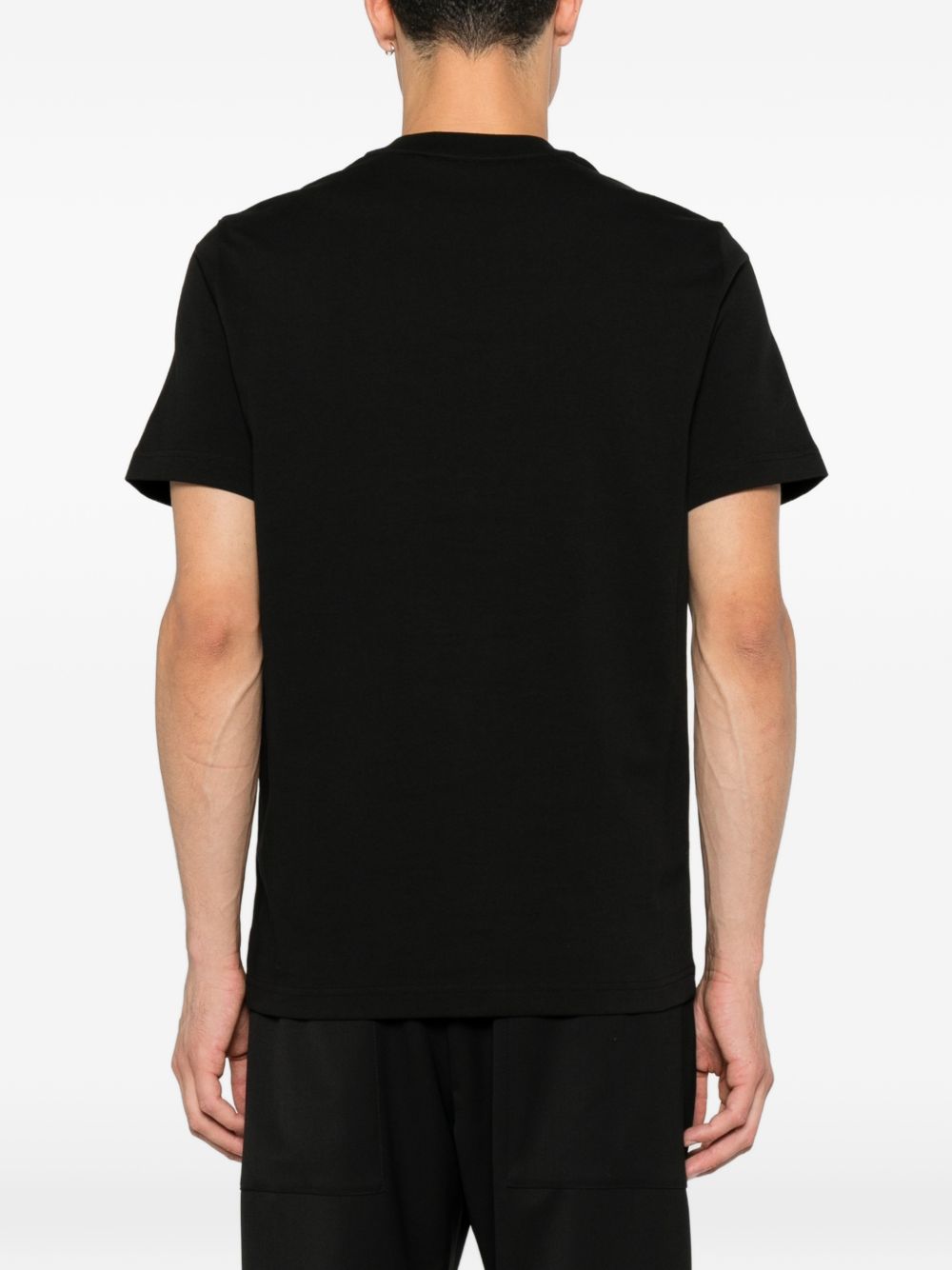Cotton jersey T-shirt with logo patch L20918C00025 89AUG999 MONCLER