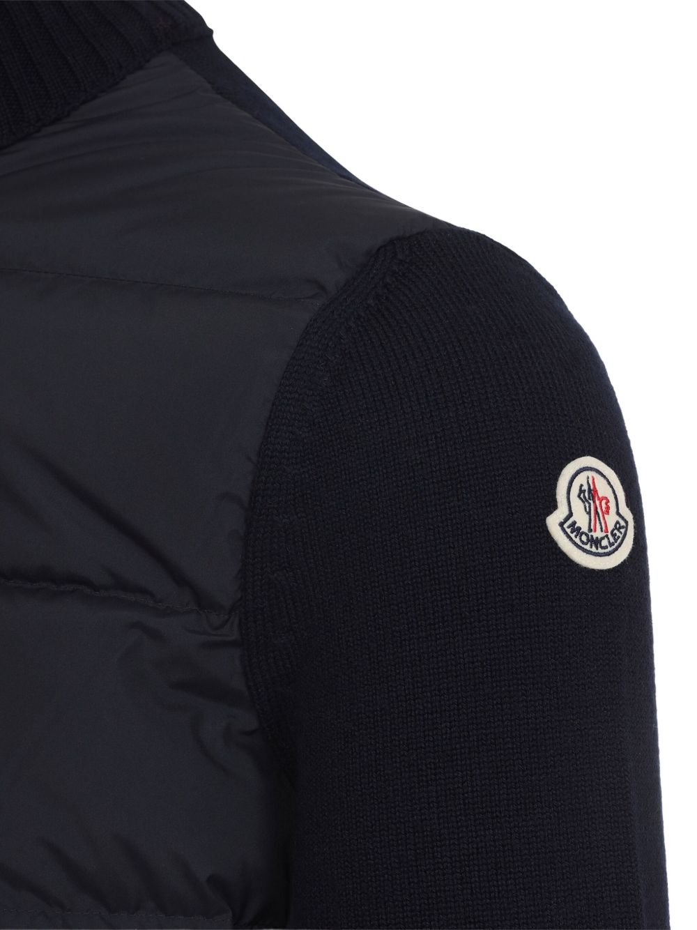 Padded Wool Zip-Up Cardigan L20919B00027 M1131778 MONCLER