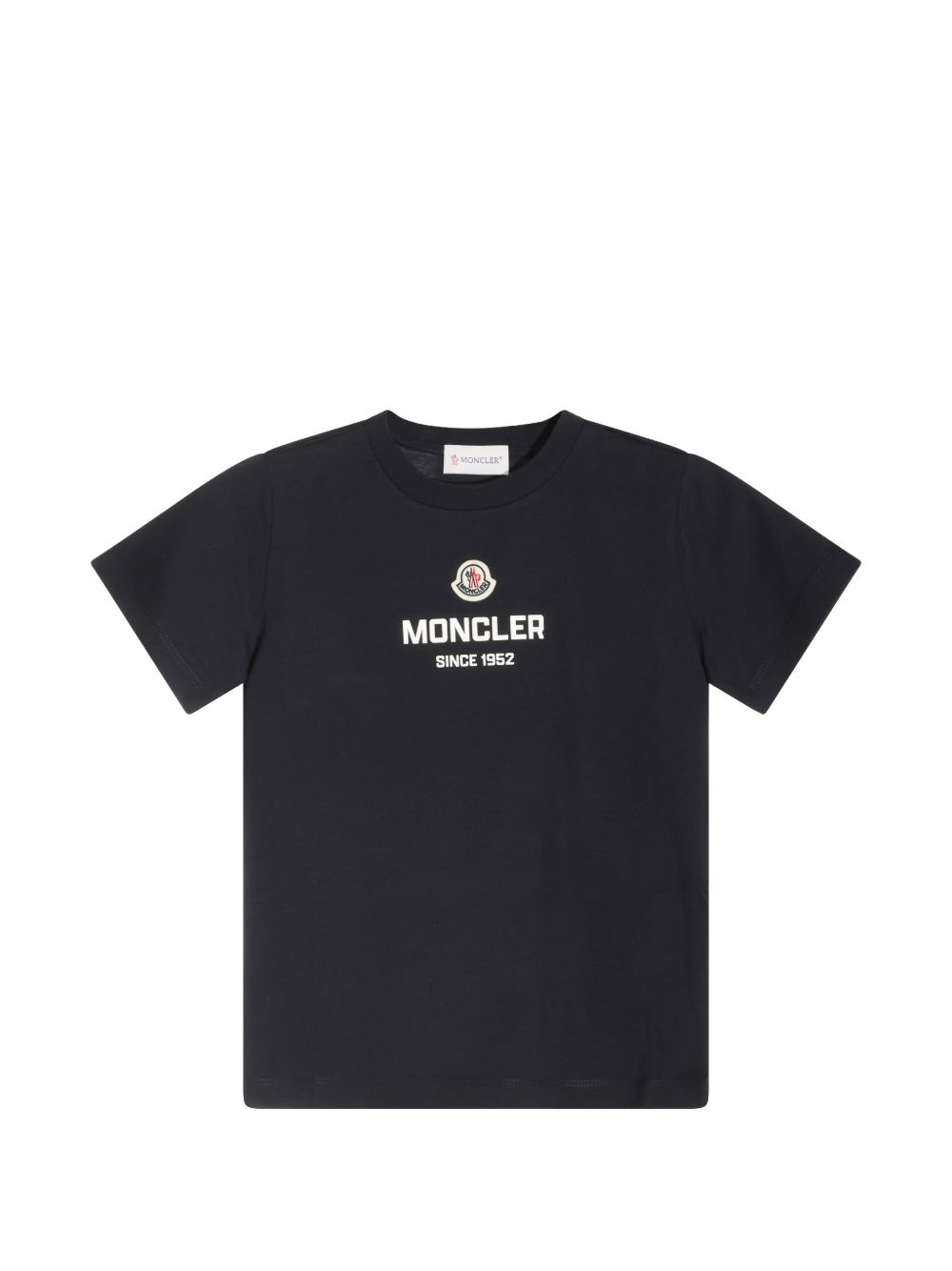 Cotton T-shirt with logo L29548C00011 89AFV778 MONCLER KIDS