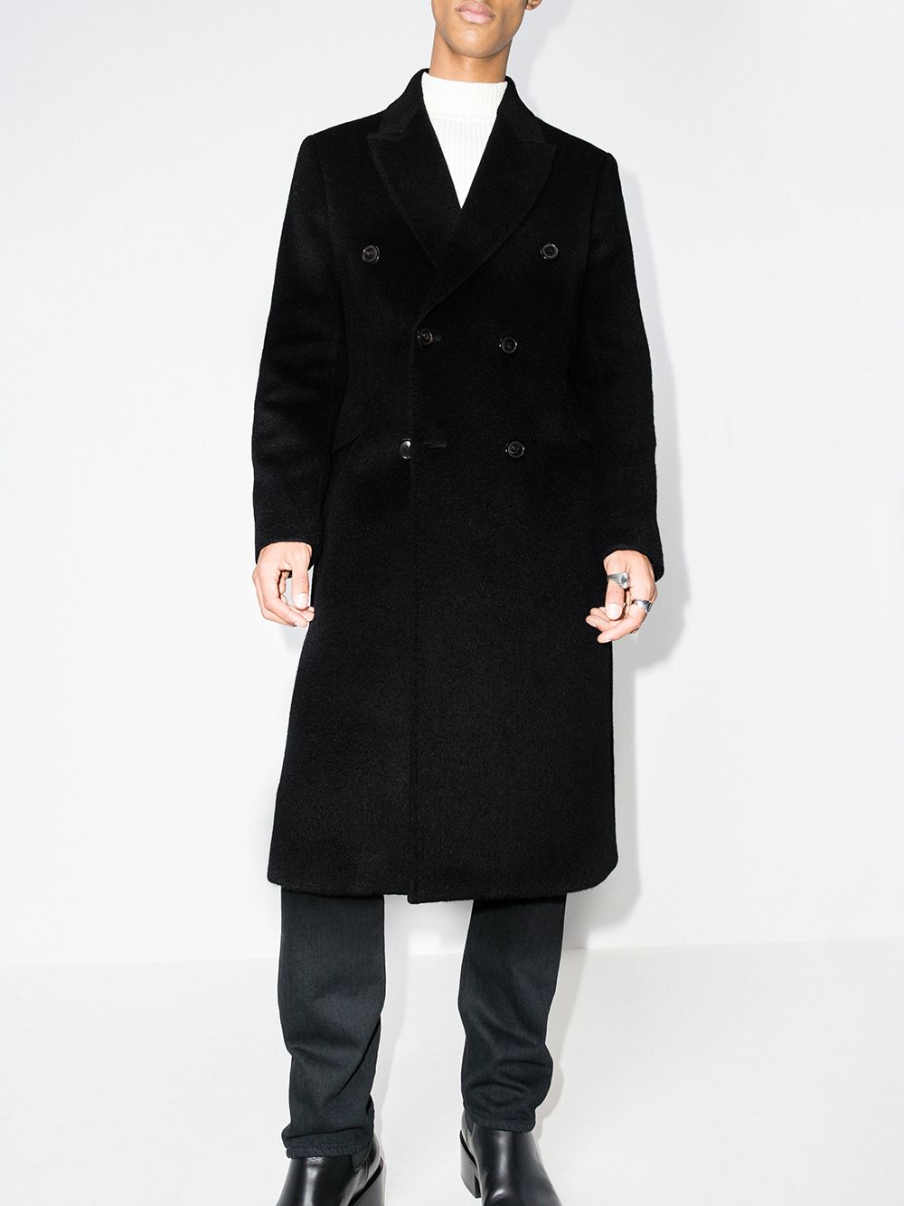 WHALE COAT M4201WB BLACKHAIRYWOOL OUR LEGACY