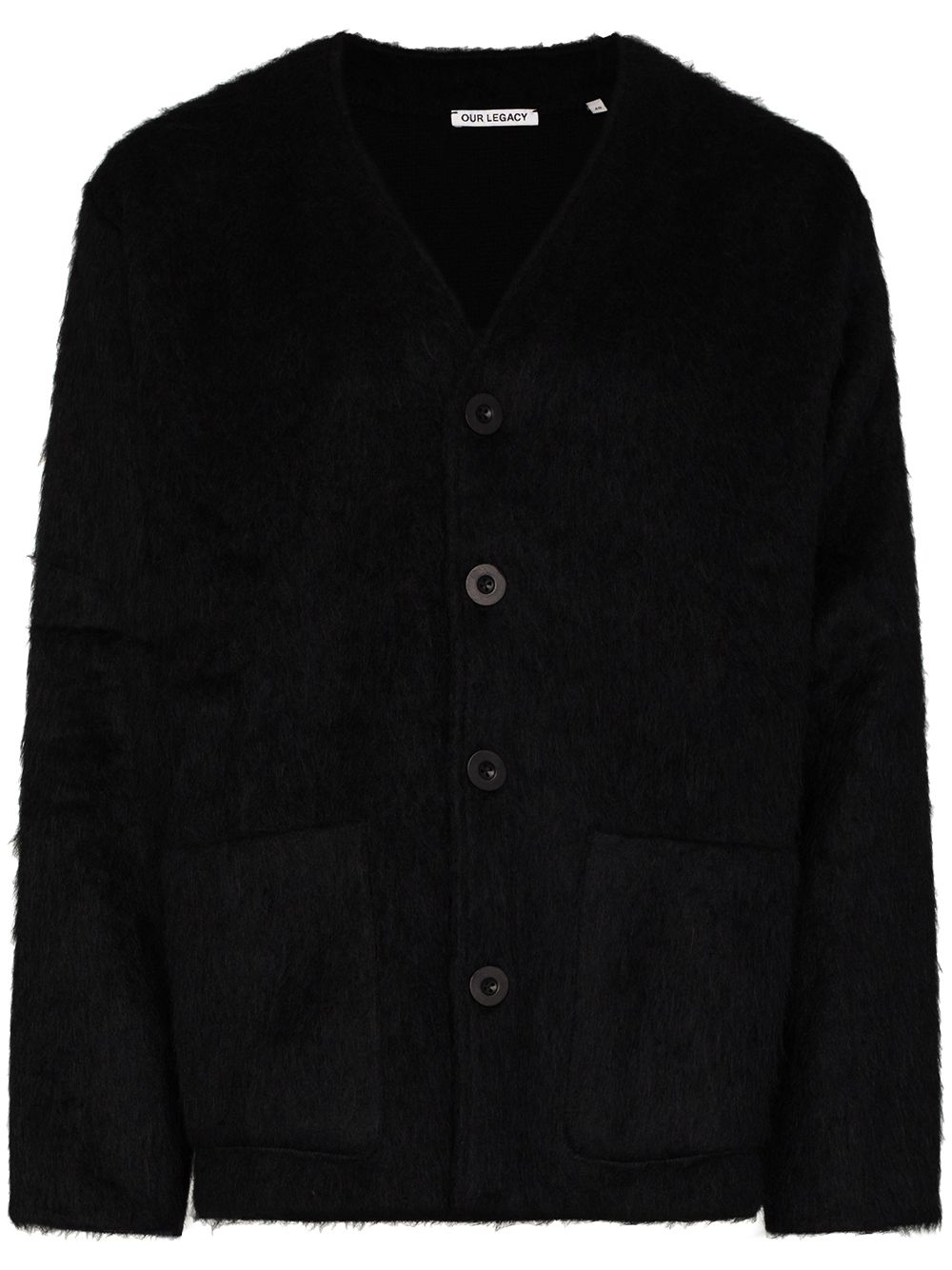 mohair CARDIGAN M4206CBM BLACK MOHAIR OUR LEGACY