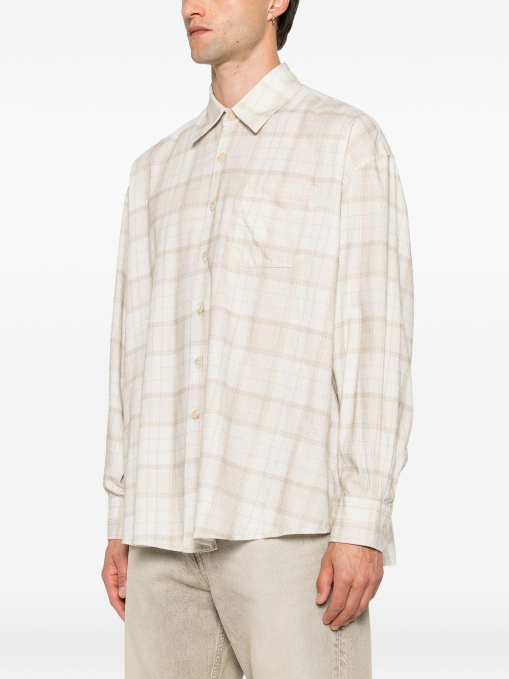 BORROWED SHIRT M4262BSC STELLA CHECK PRINT OUR LEGACY