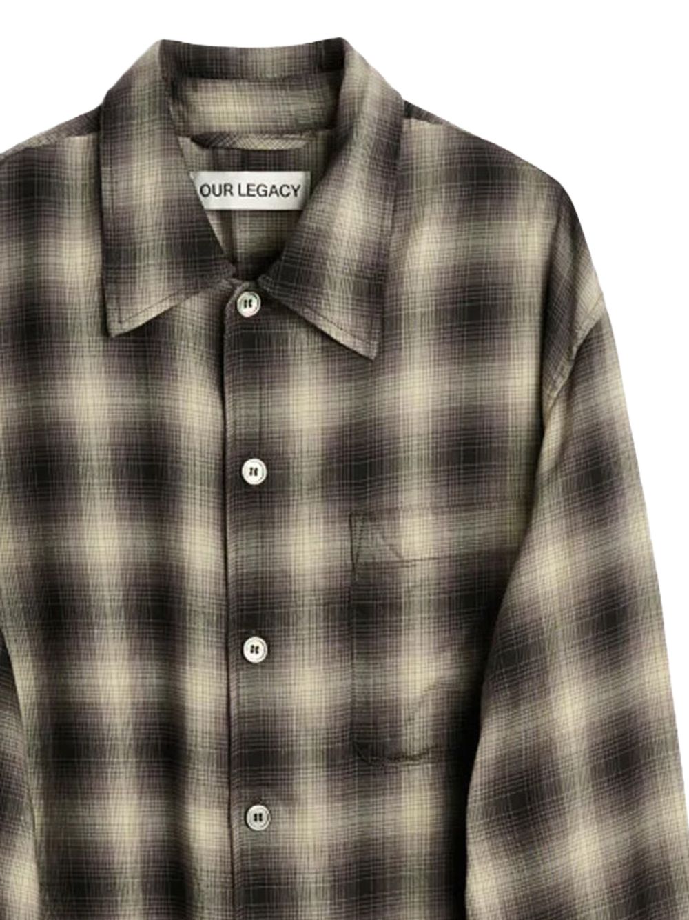Checked EVERY shirt M4262ETC TAOS CHECK SALOON TENCEL OUR LEGACY