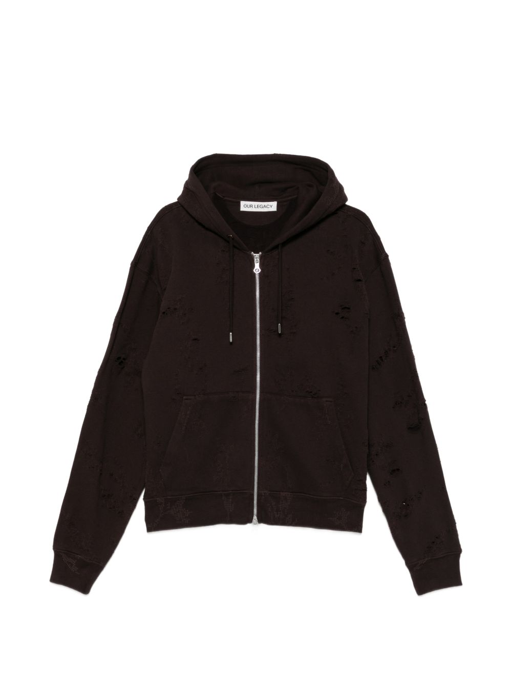 RASCAL zipped hoodie M4266RB BURNT BOUQUET STAR FLEECE OUR LEGACY