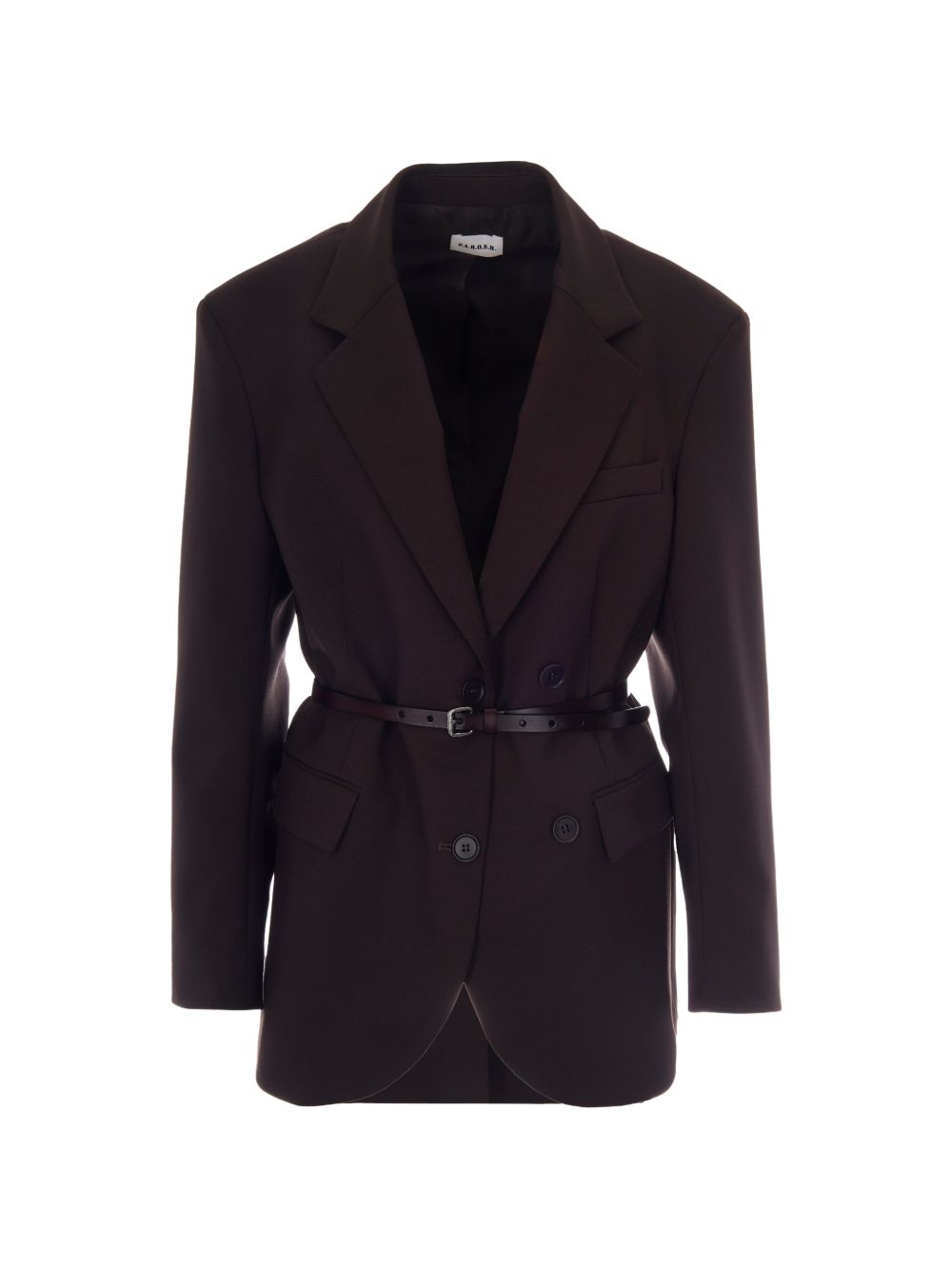 Double Breasted Belted Blazer D420475 LILIUXY26086 P.A.R.O.S.H.
