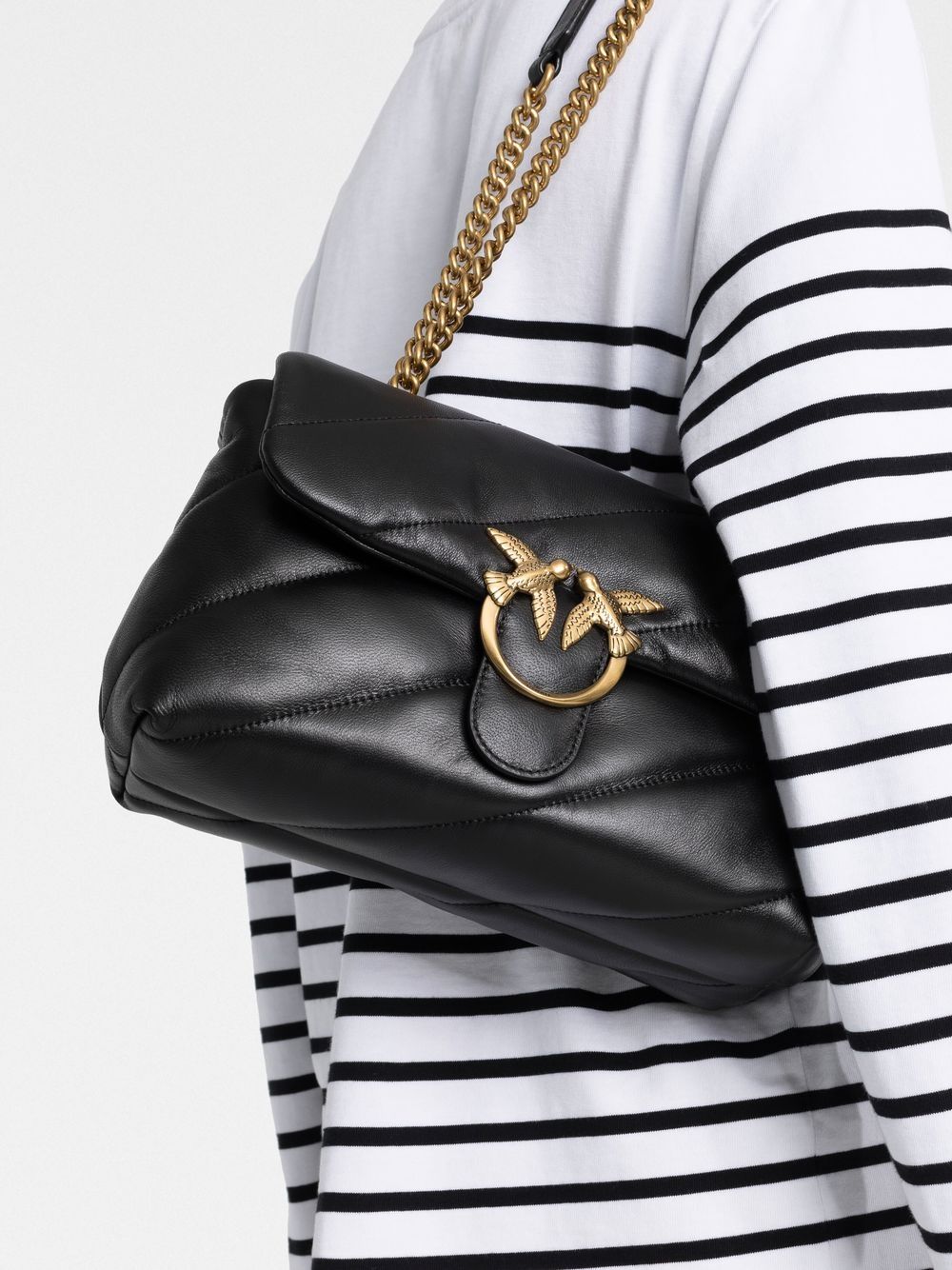 Medium shoulder bag Love Bag Puff Maxi Quilt 100038 A0F2Z99Q PINKO