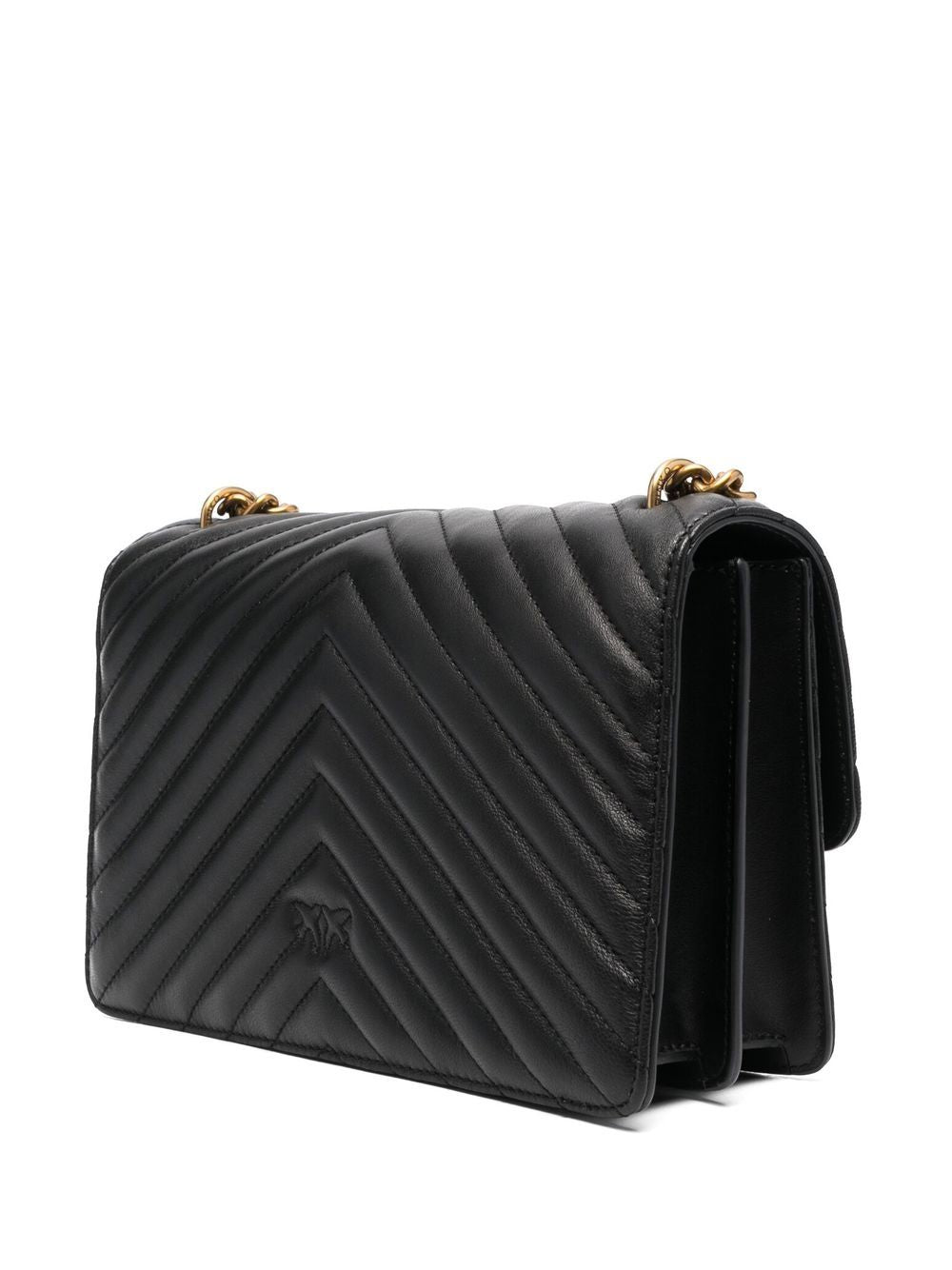 Love chevron medium shoulder bag 100941 A0GKZ99Q PINKO
