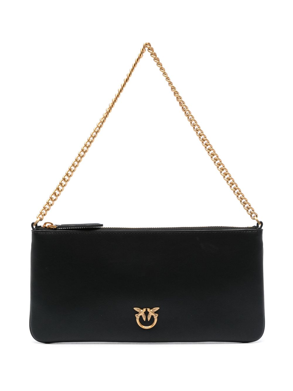 New Horizontal Flat leather handbag 107669 A0F1Z99Q PINKO
