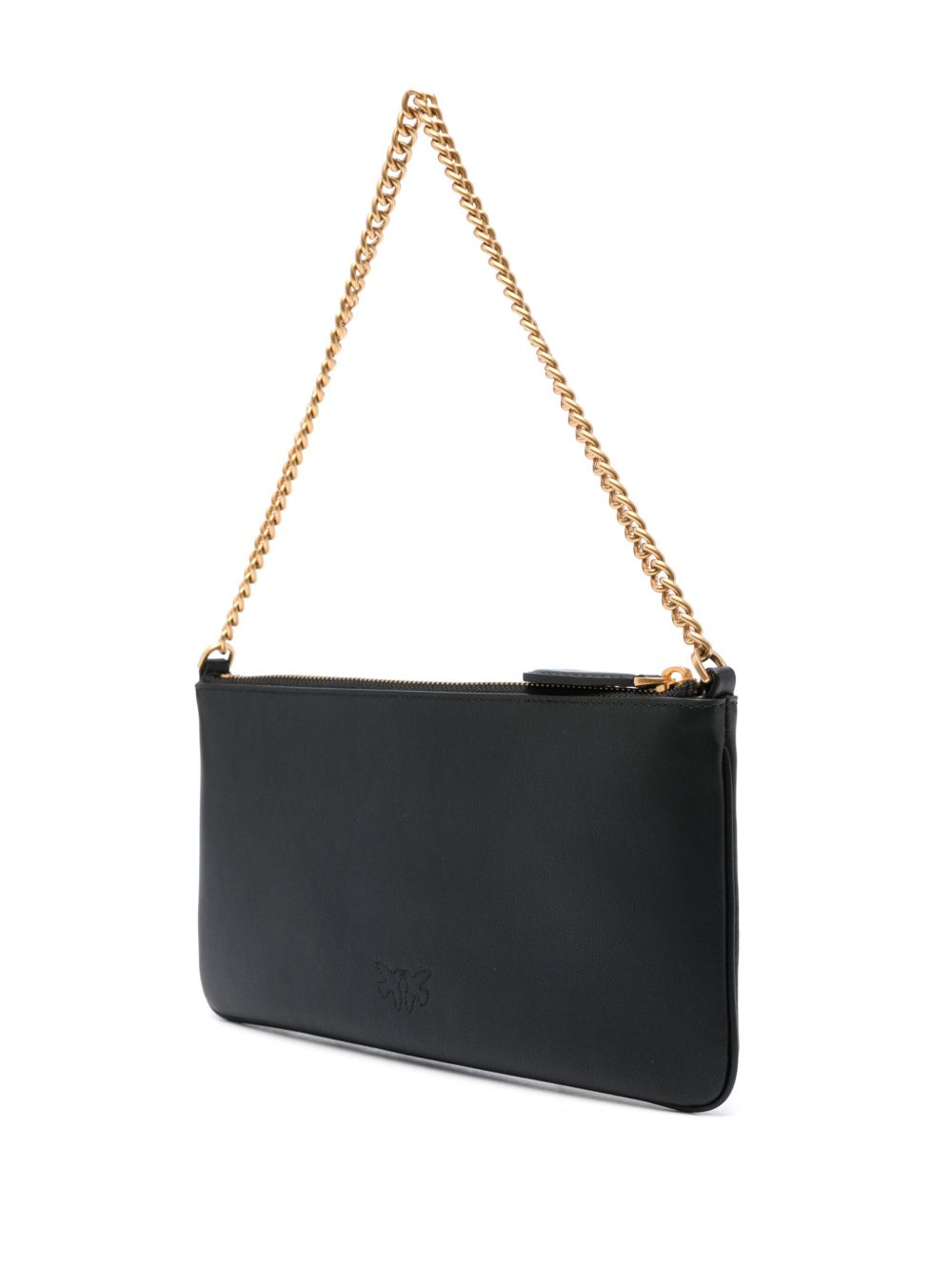 New Horizontal Flat leather handbag 107669 A0F1Z99Q PINKO