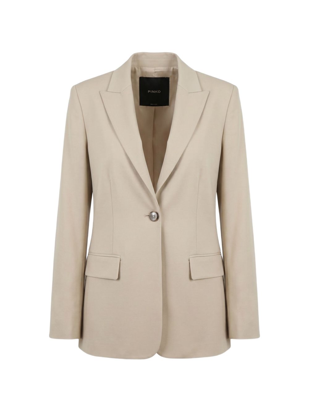 New Signum Single-Breasted Blazer 104903 A3AHD23 PINKO