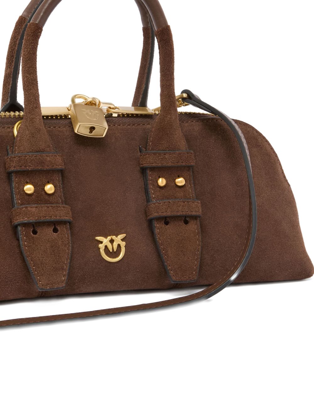 Small Escape Bag in suede leather 105334 A2JHL74V PINKO