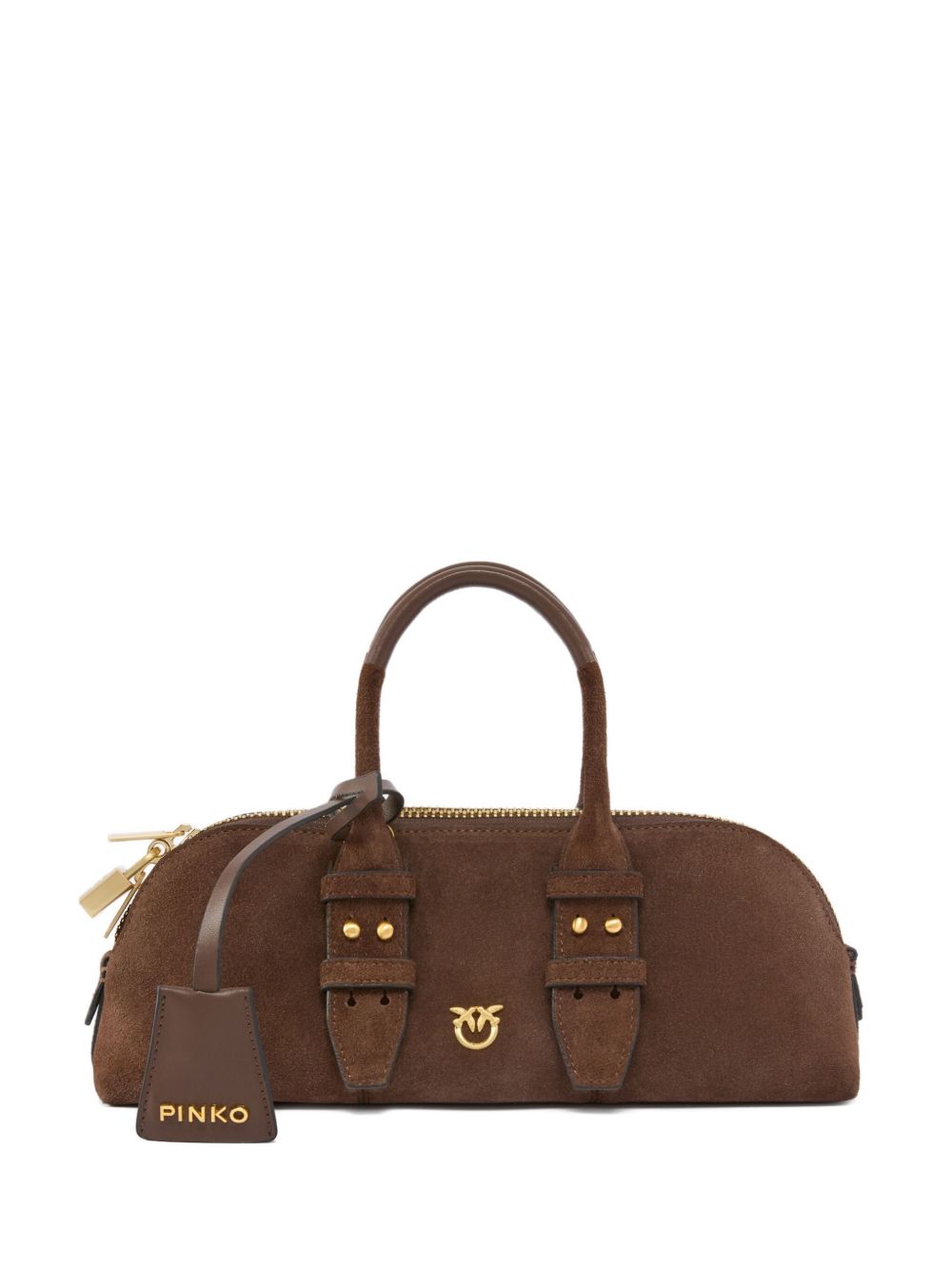 Small Escape Bag in suede leather 105334 A2JHL74V PINKO