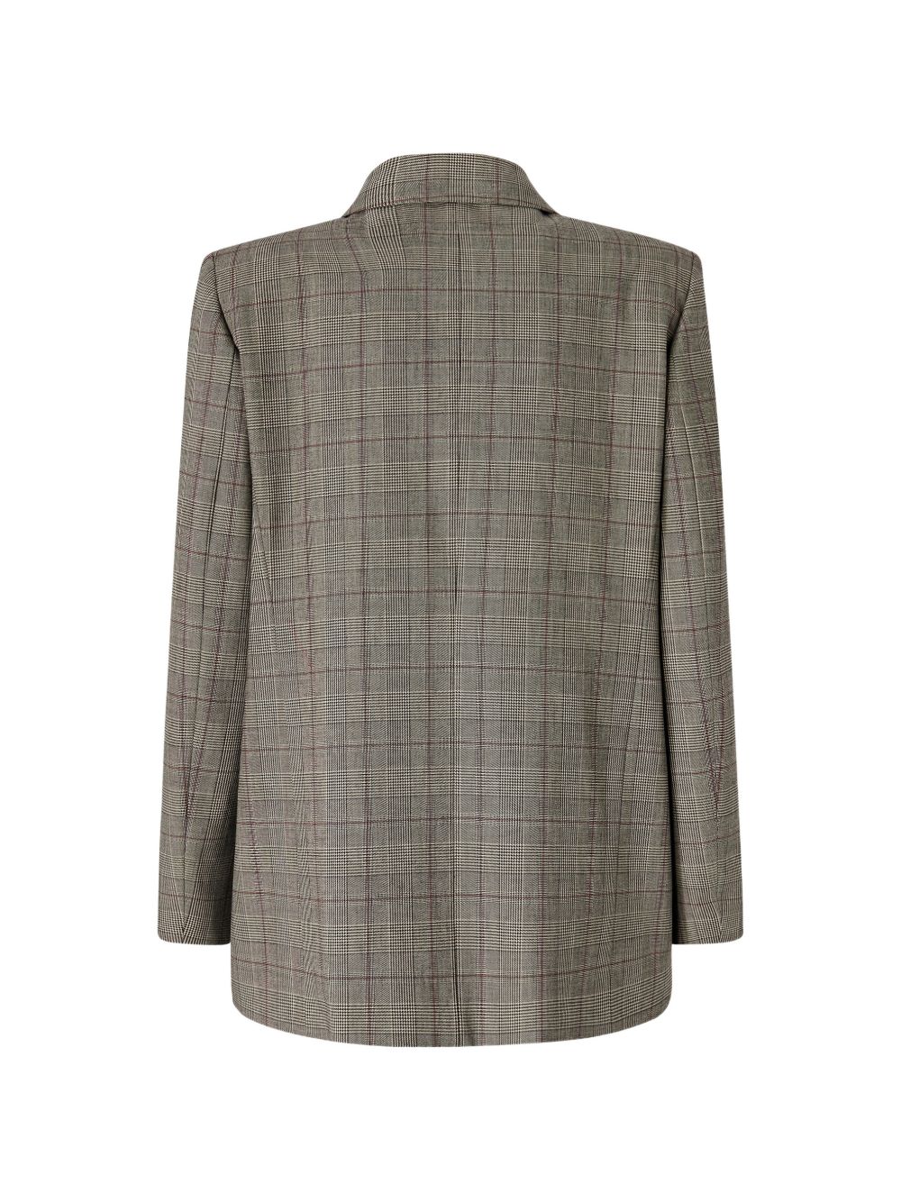 double-breasted check jacket 105617 A3FFCYZ PINKO
