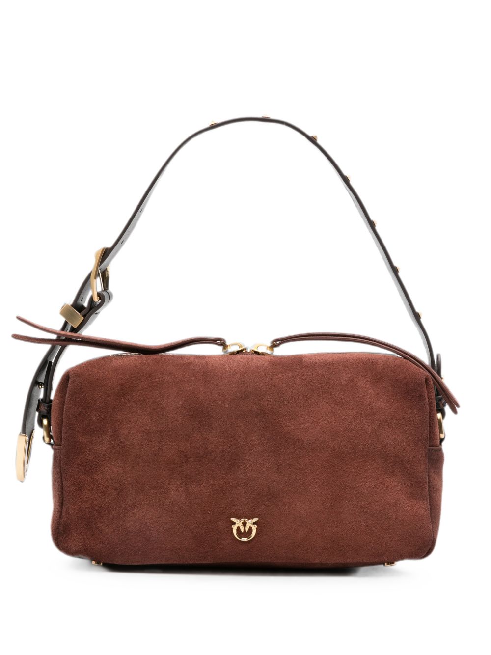 Medium crossbody Boston bag in spray-effect suede 106761 A3DBL88J PINKO