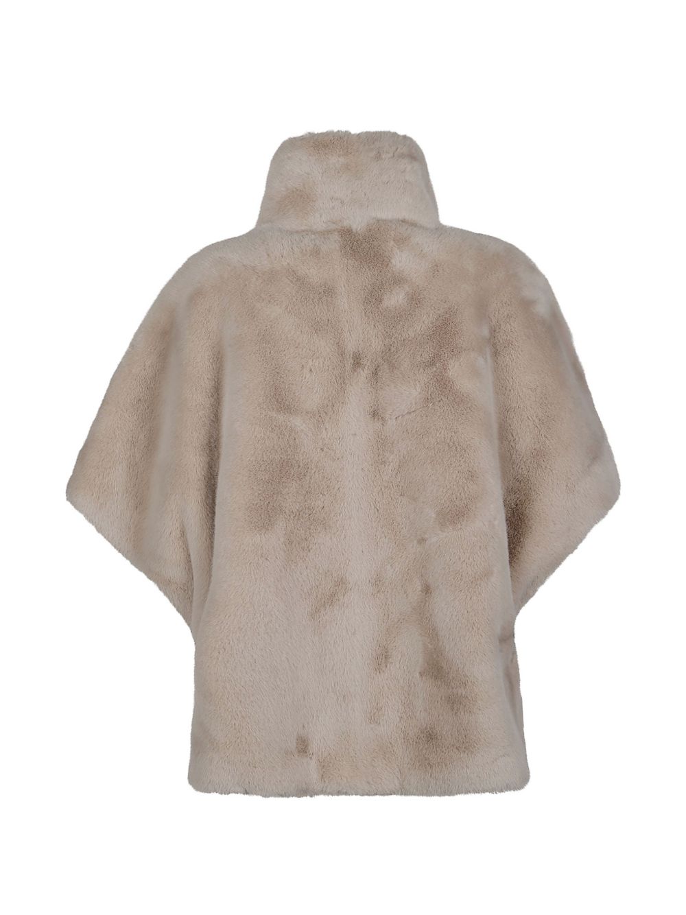 faux-fur buckle-fastening jacket 107043 A3E7C32 PINKO