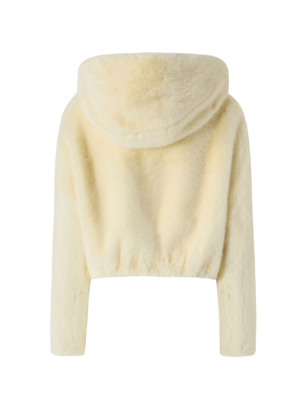 Faux fur cropped jacket 107053 A3E9H02 PINKO