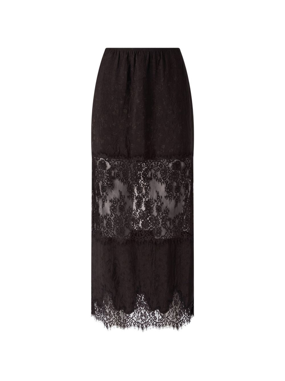 Lace pencil skirt 107148 A3FCL72 PINKO
