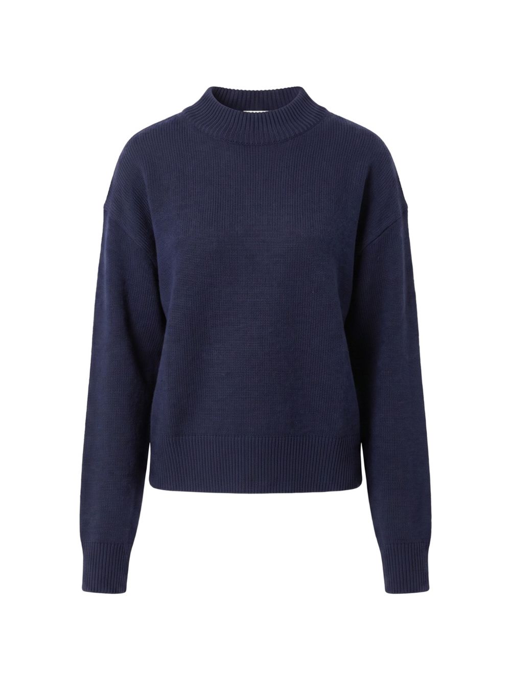 ribbed-trim mock-neck sweater 107205 A3G1G02 PINKO