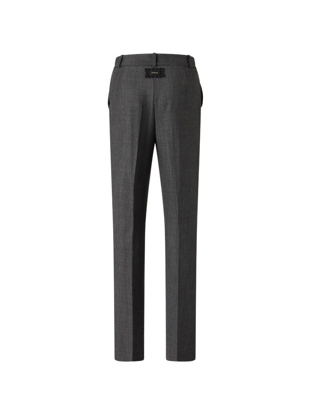 Stretch wool blend cigarette trousers 107264 A3IFI76 PINKO