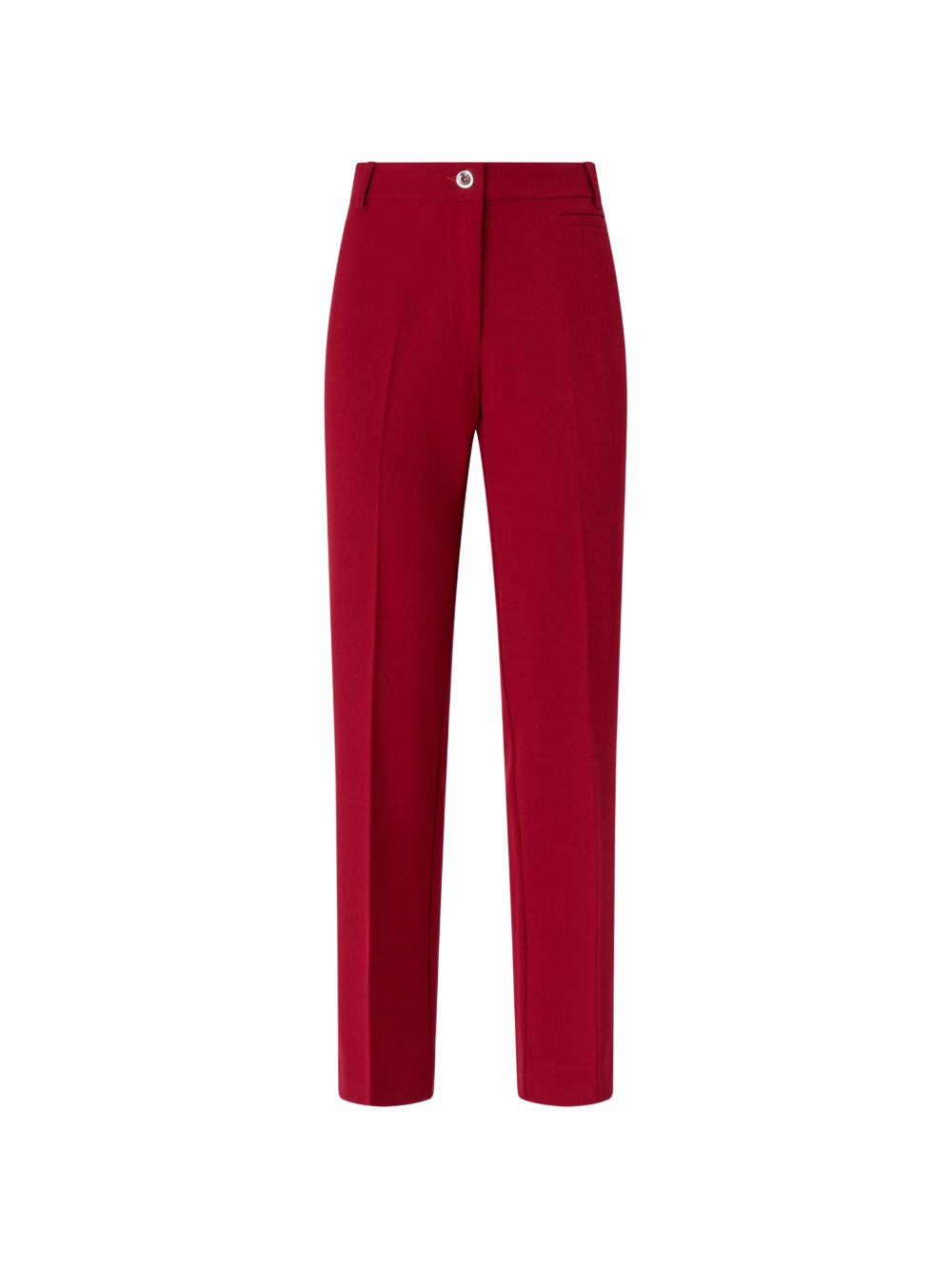 pressed-crease straight-leg trousers 107415 A3DAR59 PINKO