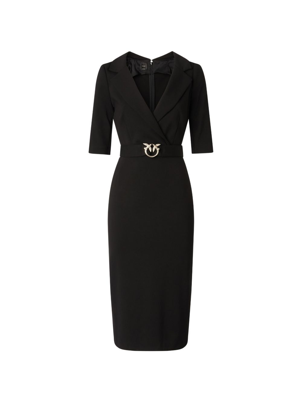 Love Birds Belted Bodycon Dress 107475 A3AHZ99 PINKO