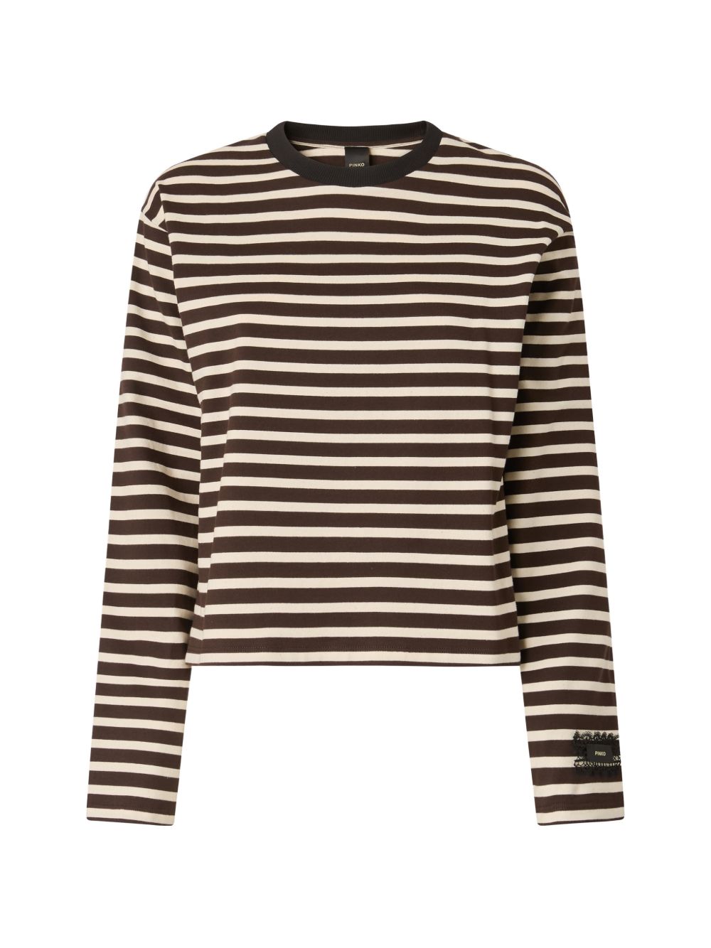 Quiet Is The New Punk striped shirt 107548 A3KVMQ0 PINKO
