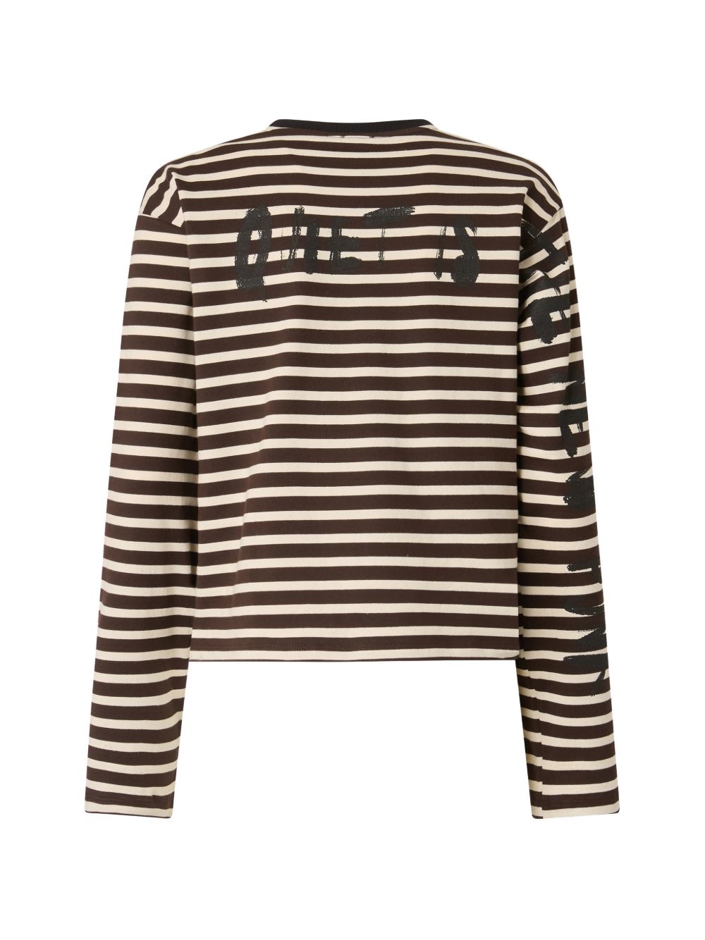 Quiet Is The New Punk striped shirt 107548 A3KVMQ0 PINKO