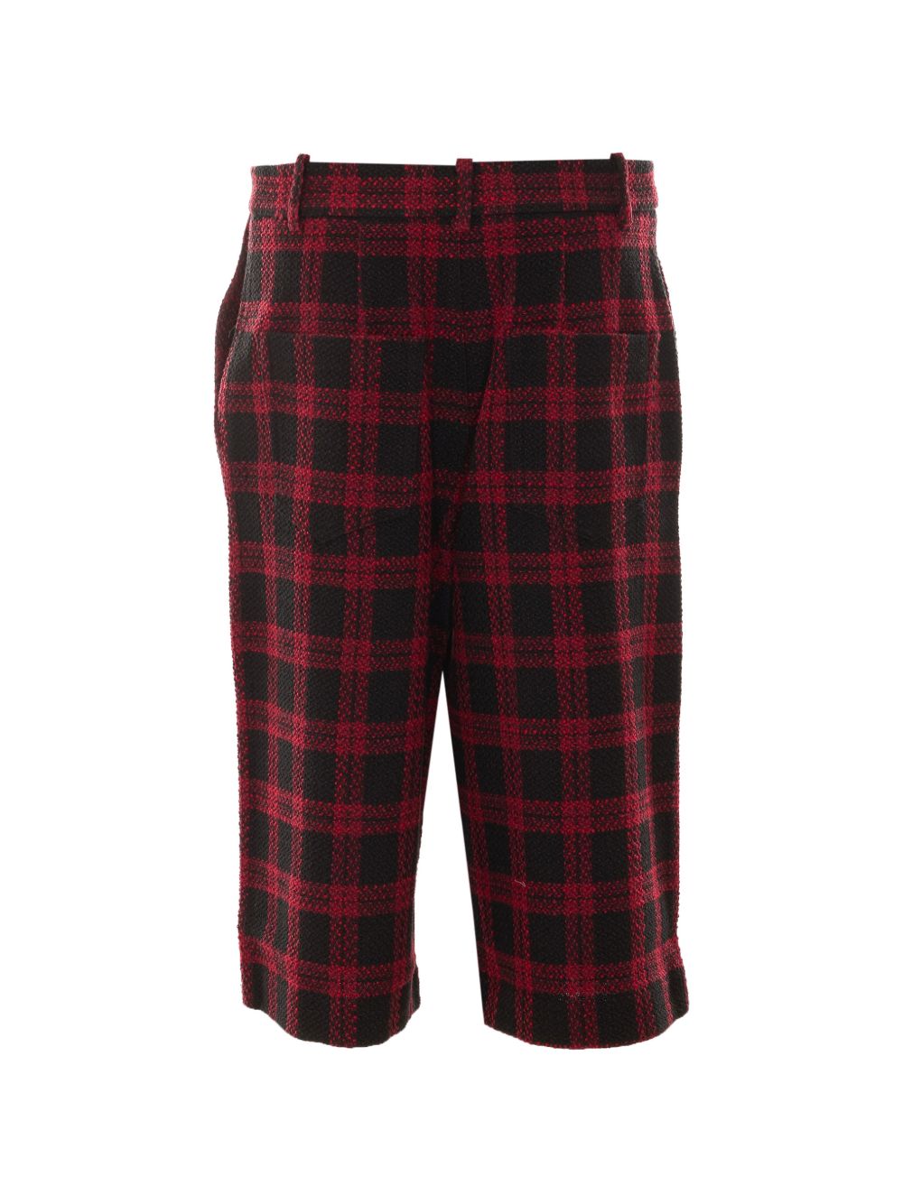 check-pattern knee-length shorts 107591 A3GNZR4 PINKO