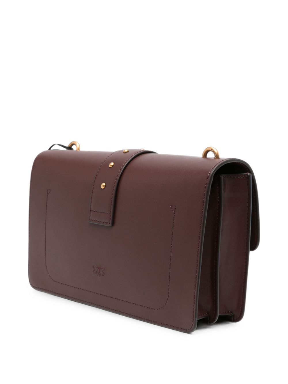 Small LOVE ONE classic leather shoulder bag 107621 A0F1W34Q PINKO