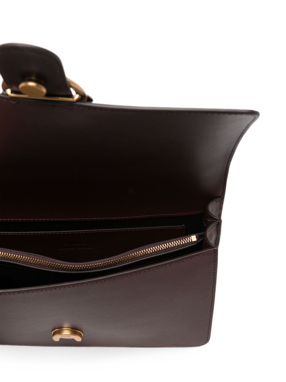 Small LOVE ONE classic leather shoulder bag 107621 A0F1W34Q PINKO