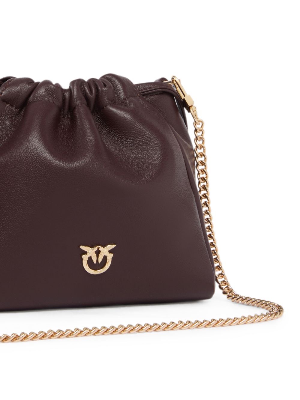 LOVE BIRDS leather bag 107635 A3M7W34Y PINKO