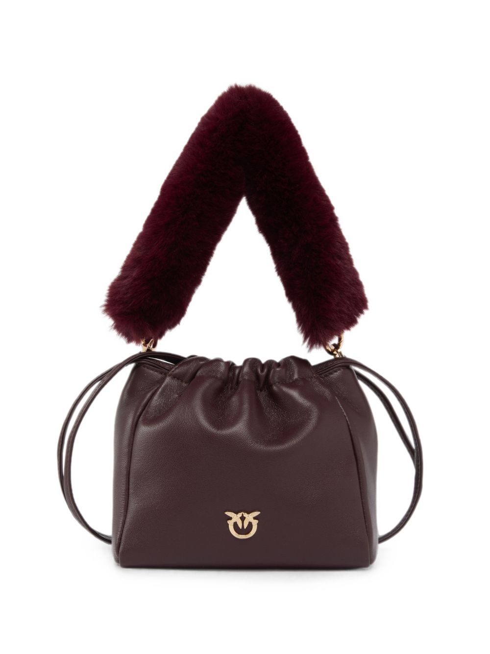 LOVE BIRDS leather bag 107635 A3M7W34Y PINKO