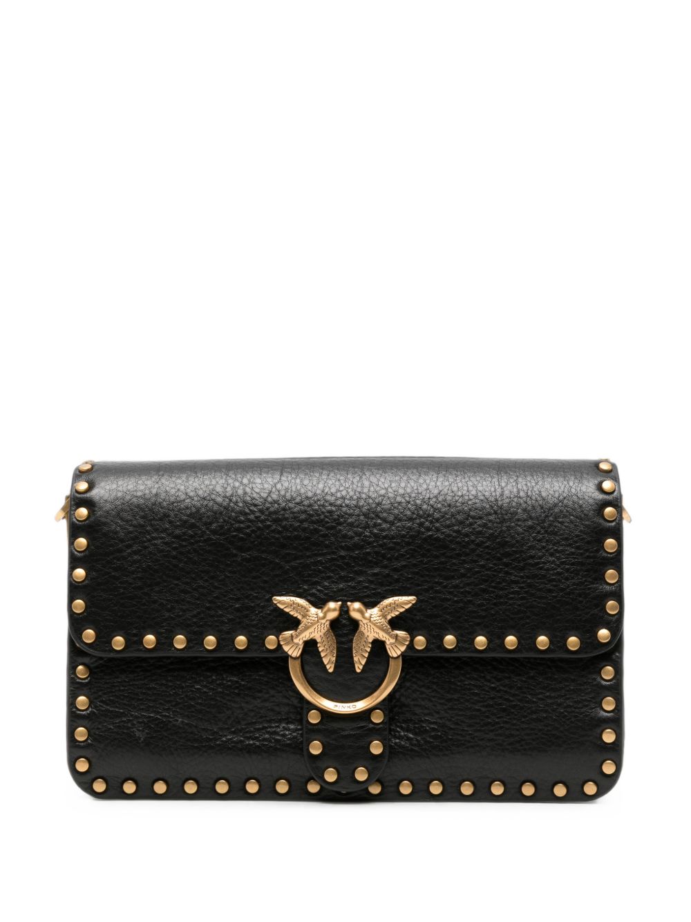 Small embellished Love Birds shoulder bag 107665 A2JGZ99Q PINKO