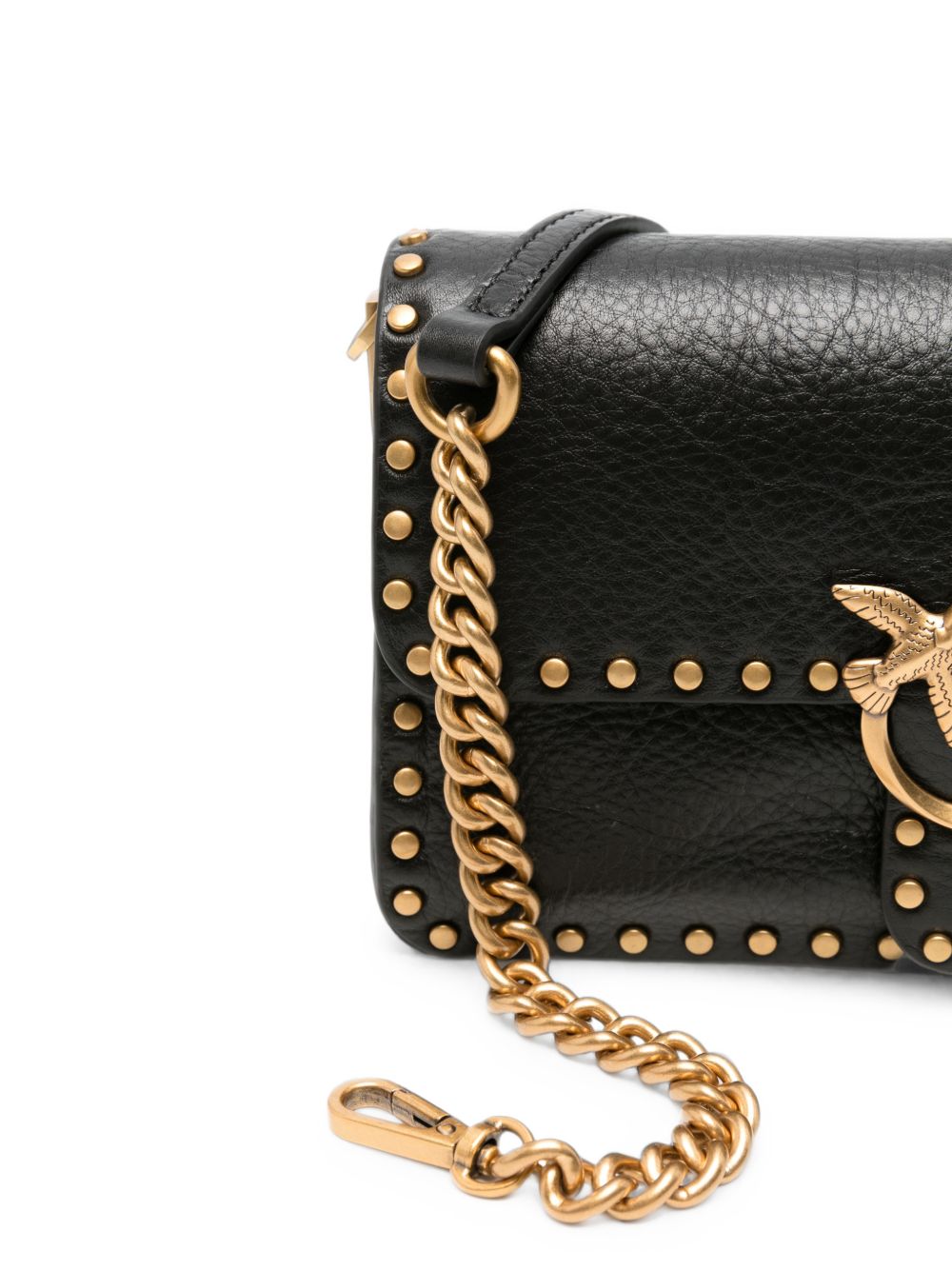 Small embellished Love Birds shoulder bag 107665 A2JGZ99Q PINKO