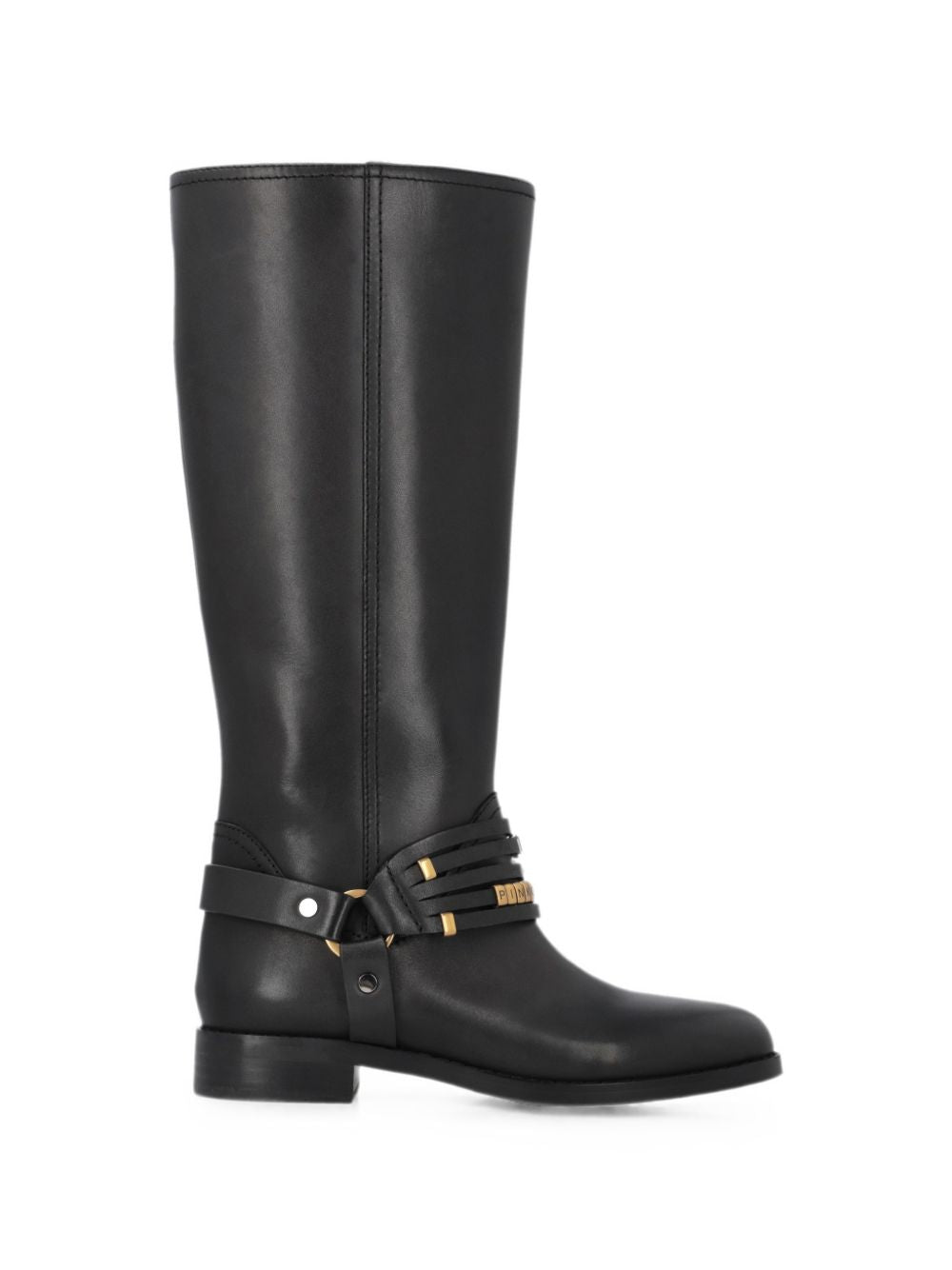 harness-detail leather boots SD0583 P001Z99 PINKO