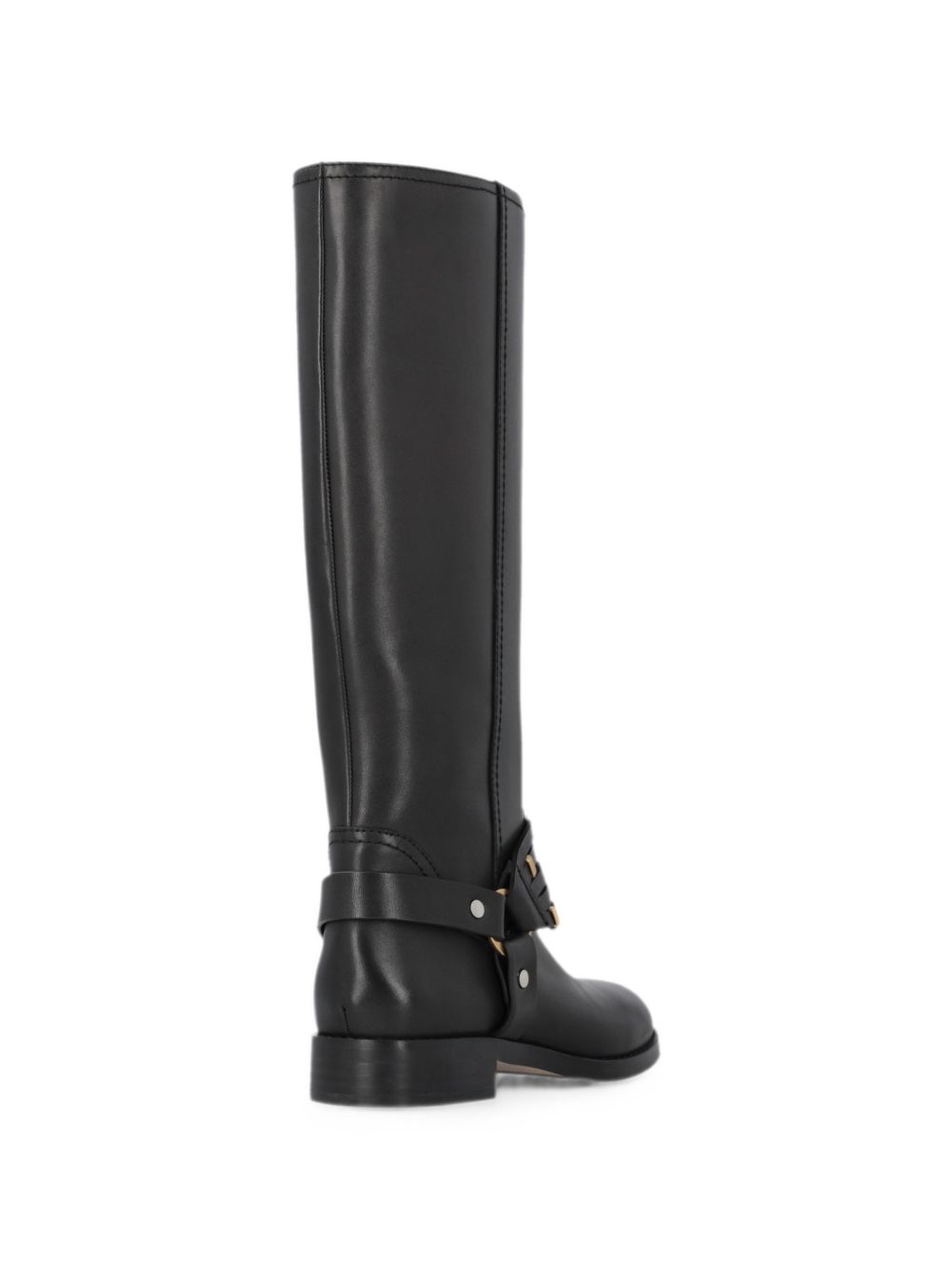 harness-detail leather boots SD0583 P001Z99 PINKO