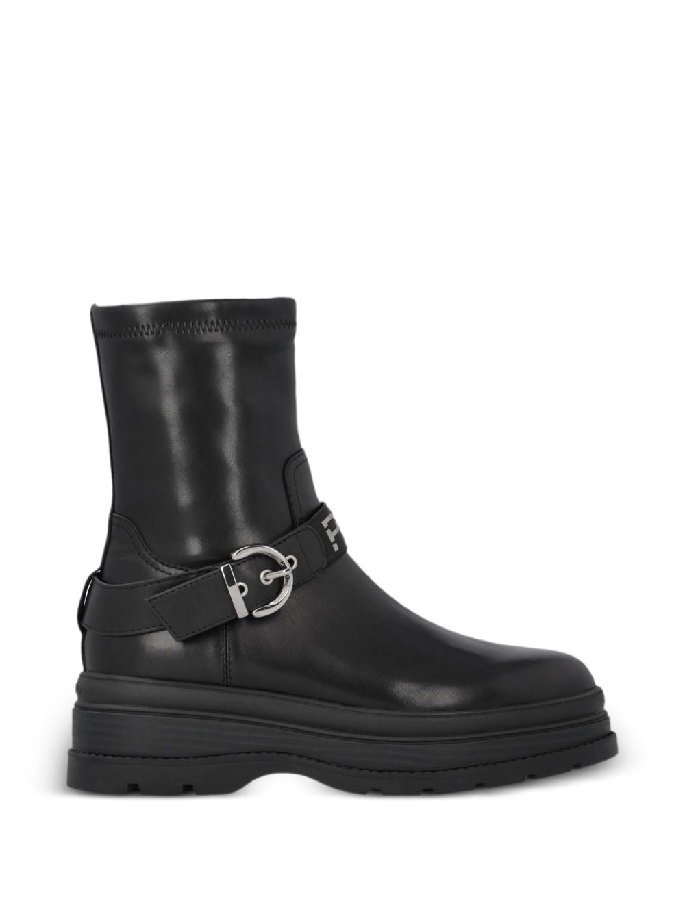 logo-strap buckle-fastening boots SD0605 E007Z99 PINKO
