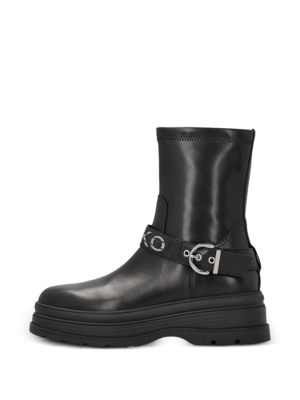 logo-strap buckle-fastening boots SD0605 E007Z99 PINKO