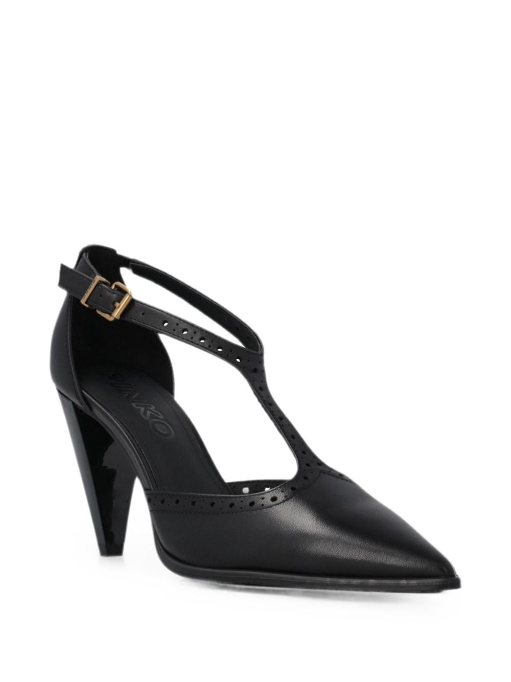 brogue-detail T-bar pumps SD0651 P001Z99 PINKO
