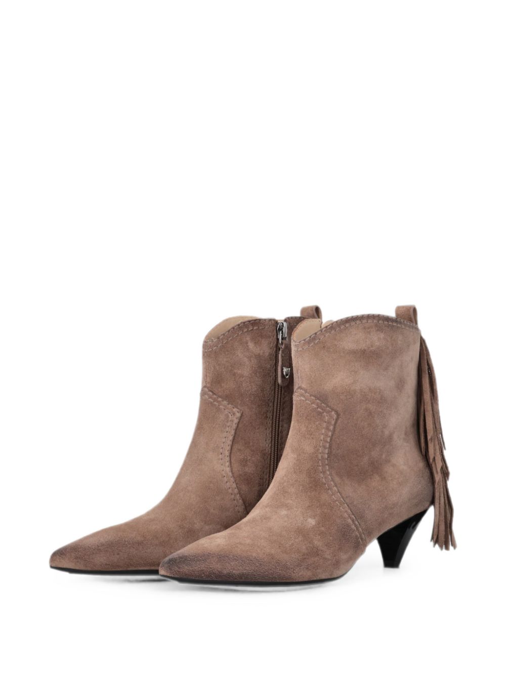 fringe-detail suede ankle boots SD0653 P151L15 PINKO