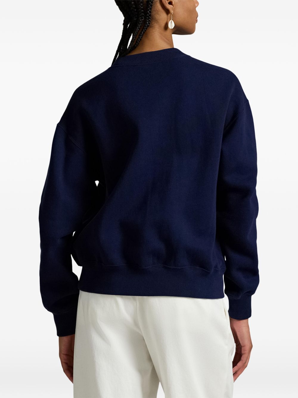 embroidered sweatshirt 211971697002 CRUISE NAVY POLO RALPH LAUREN