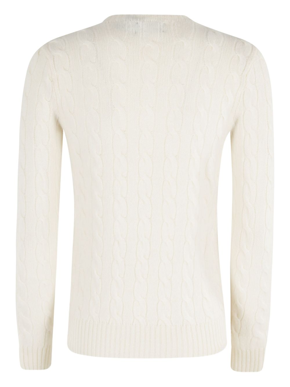 embroidered-logo cable-knit sweater 211971865001 AUTHENTIC CREAM POLO RALPH LAUREN