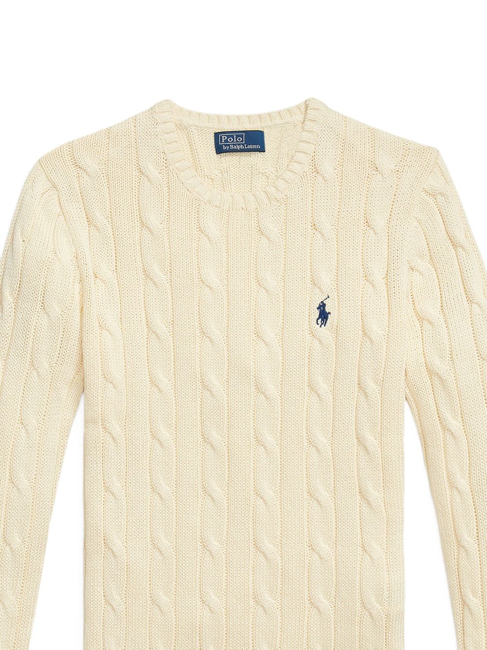 cable-knit cotton sweater 211971869015 CREAM POLO RALPH LAUREN