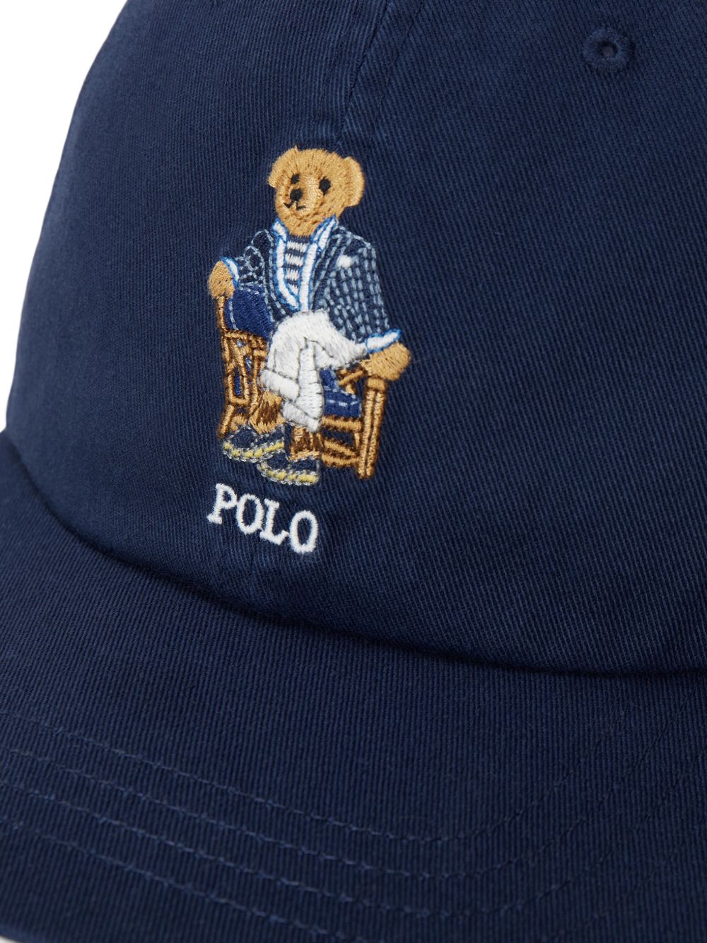 Polo Bear cotton twill ball cap 211B28119001 NEWPORT NAVY W/ NEWPORT POLO RALPH LAUREN