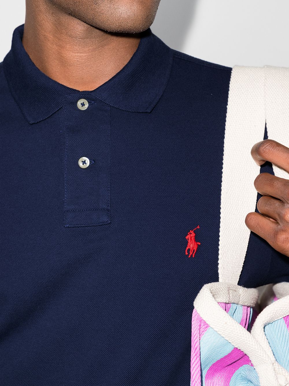Polo Pony long-sleeve polo shirt 710680790046 NEWPORT NAVY/C3870 POLO RALPH LAUREN