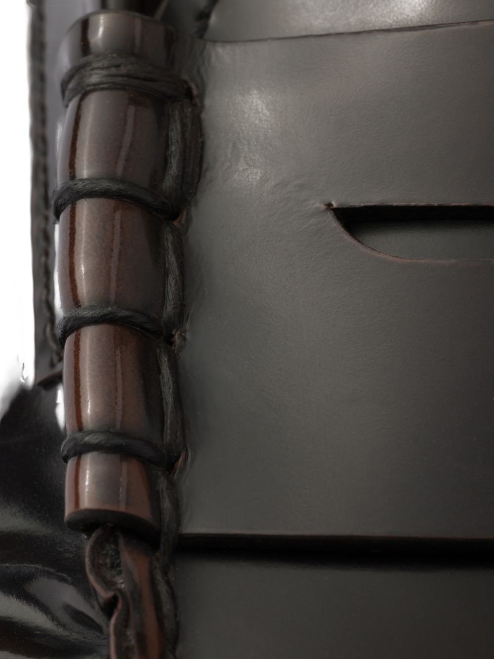 Brushed leather loafers 2DB239055 F-X000F0038 PRADA