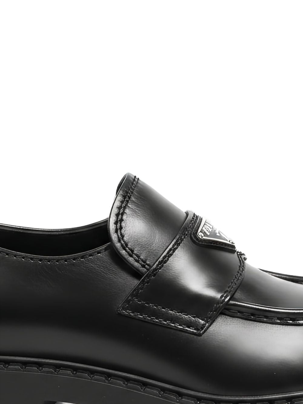 Men's leather loafers 2DE1273ZPQ F-G000F0002 PRADA