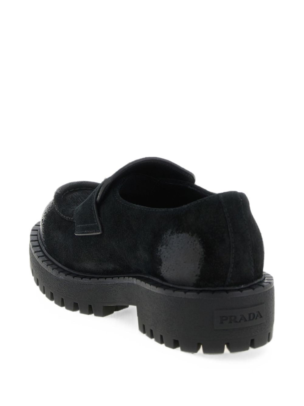 Aged suede loafers 2DE1510B2 F-G001F0002 PRADA