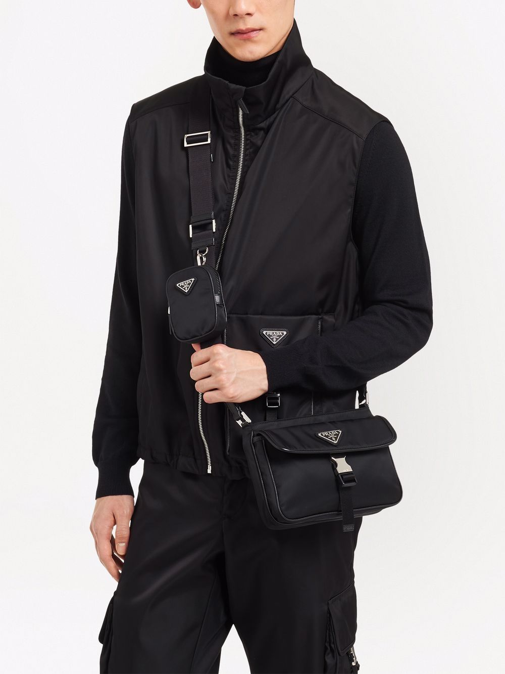 Re-Nylon and Saffiano leather bag 2VH1332DMH V-XMPF0002 PRADA